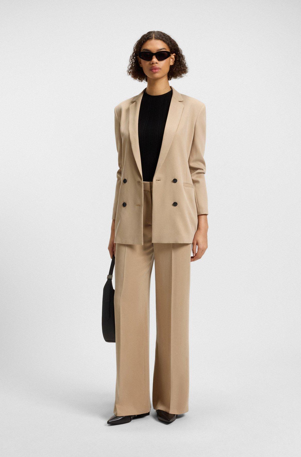 Regular-fit trousers with wide leg Product Image