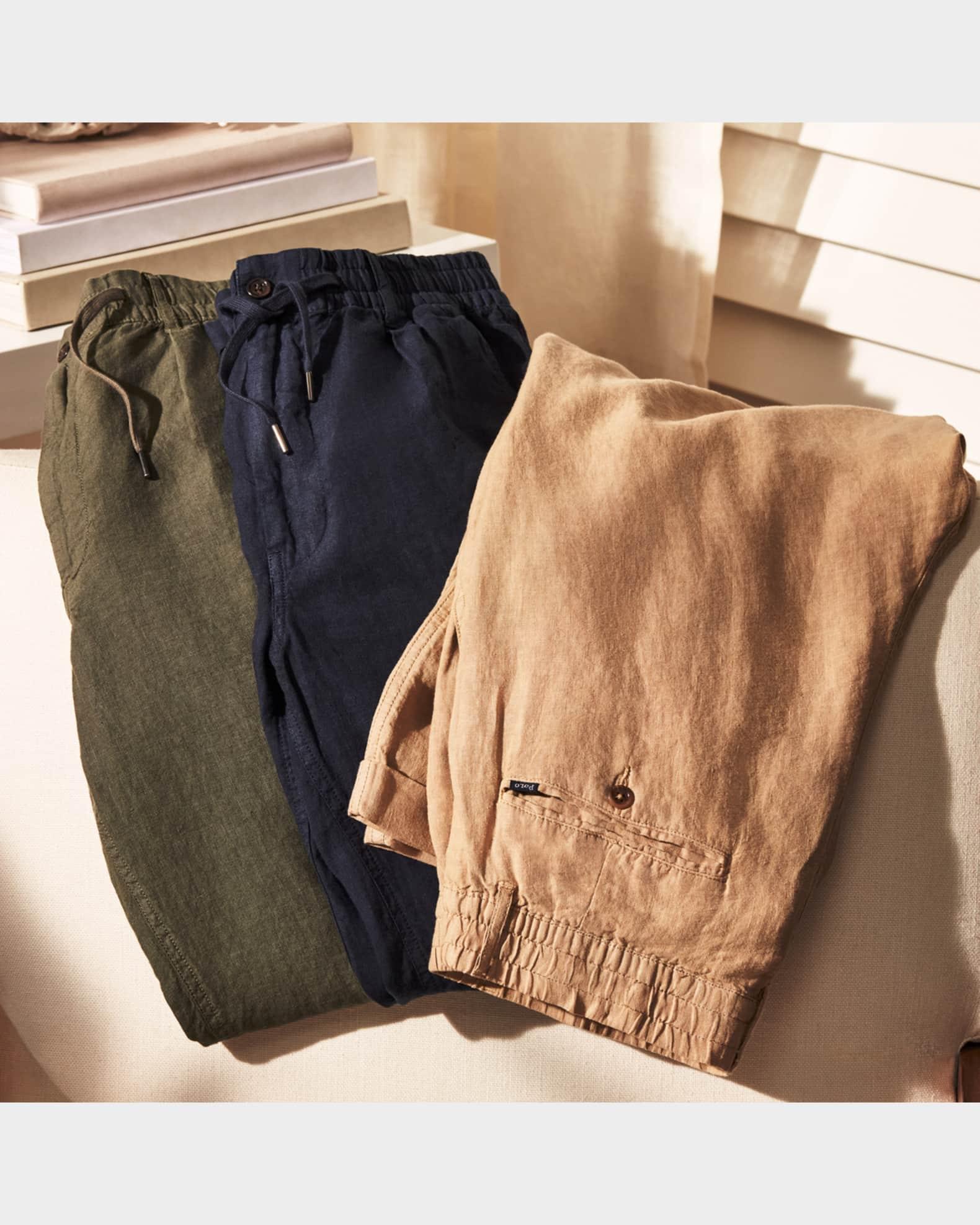 Men's Prepster Slim Tapered Linen Pants Product Image