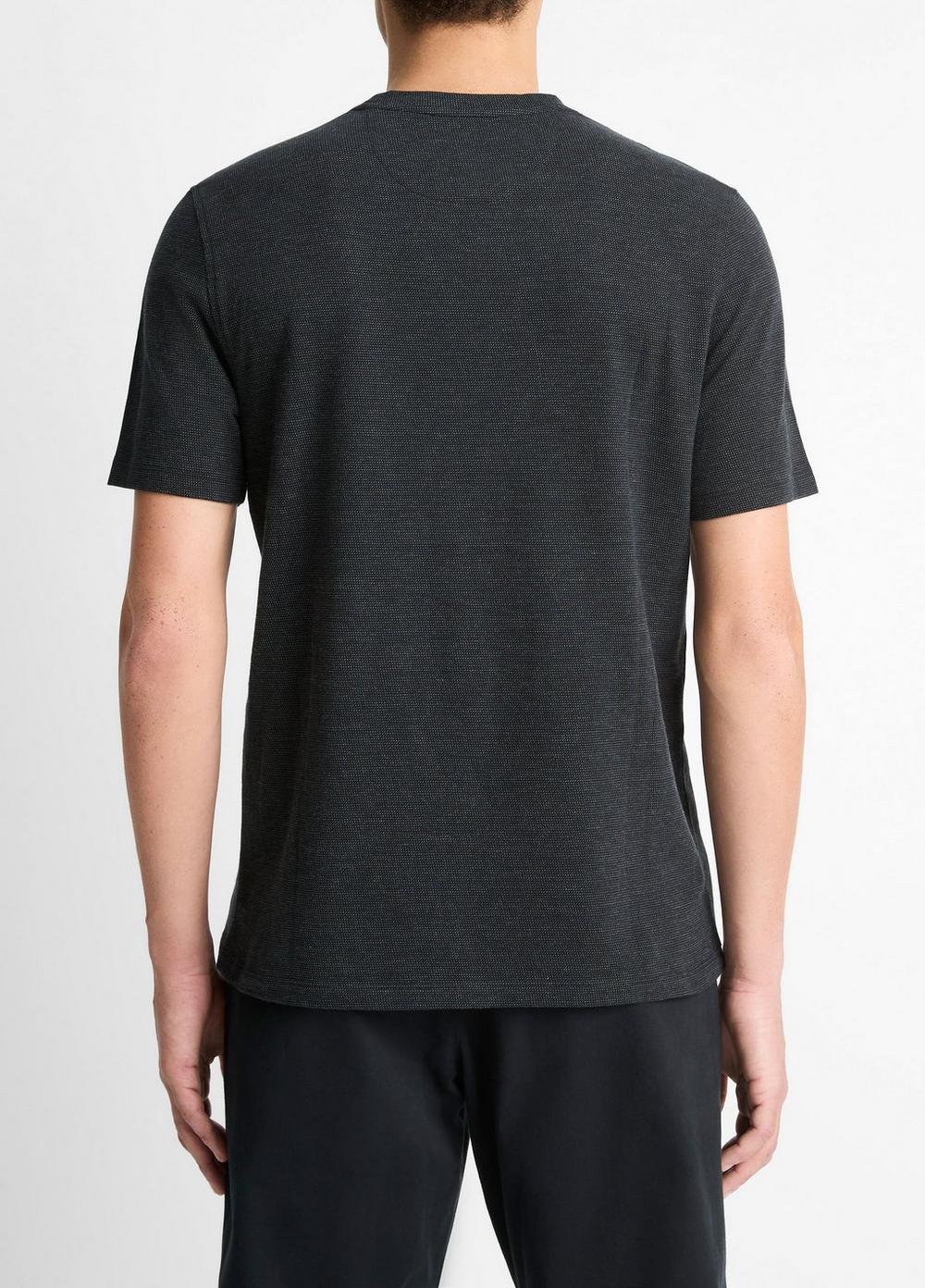 Birdseye Jacquard Pima Cotton T-Shirt Product Image
