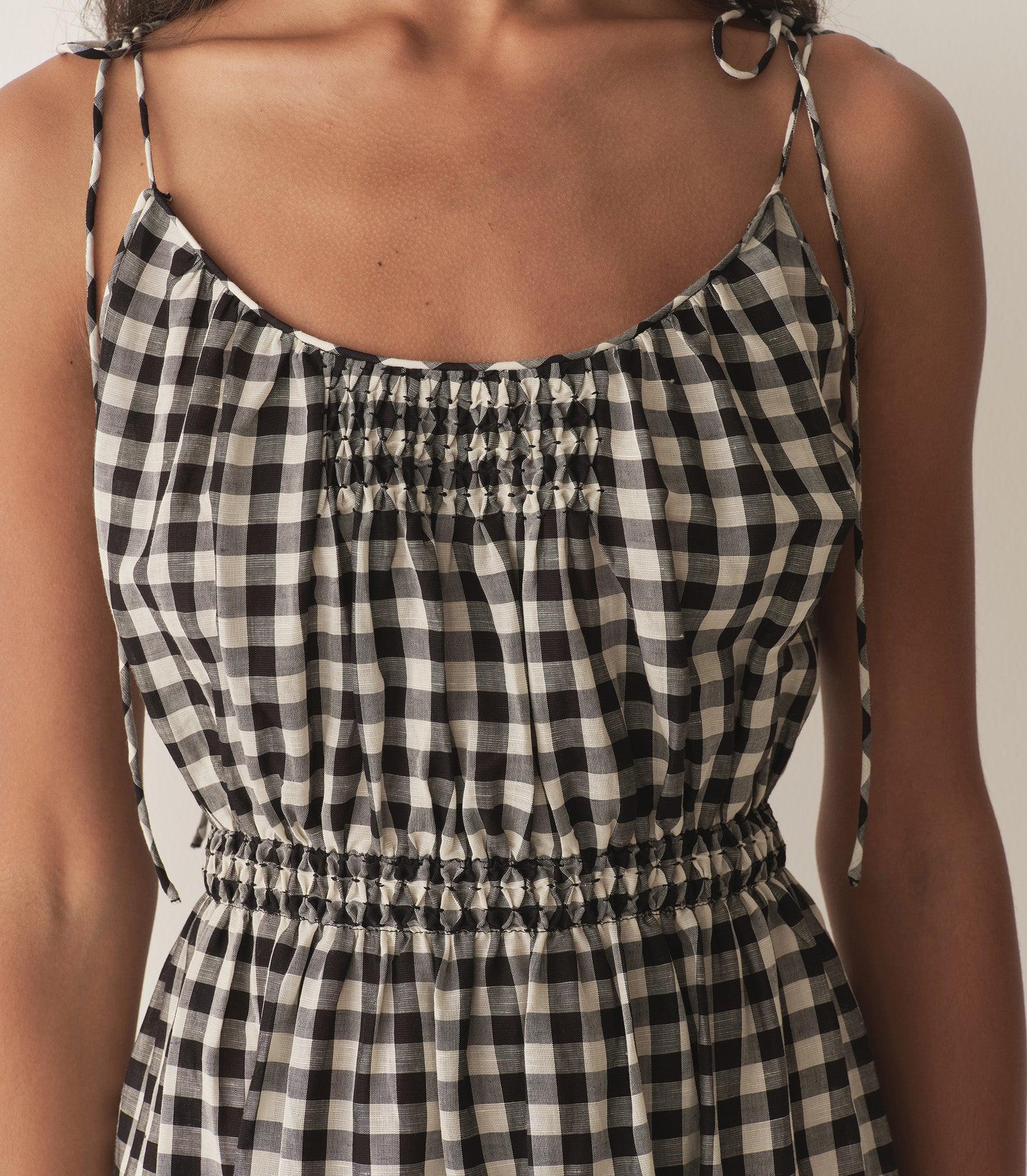LESLIE DRESS -- MARILYN GINGHAM Product Image
