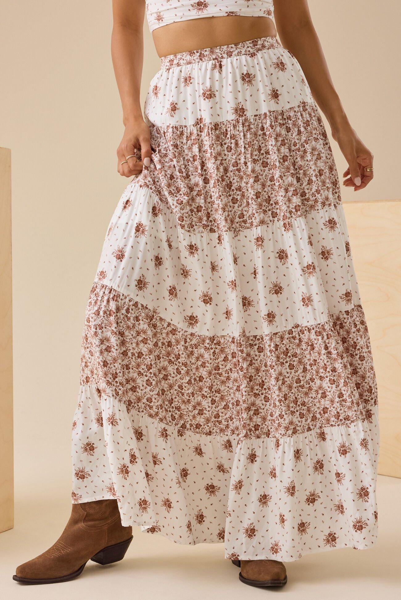 Arabella Floral Maxi Skirt Product Image