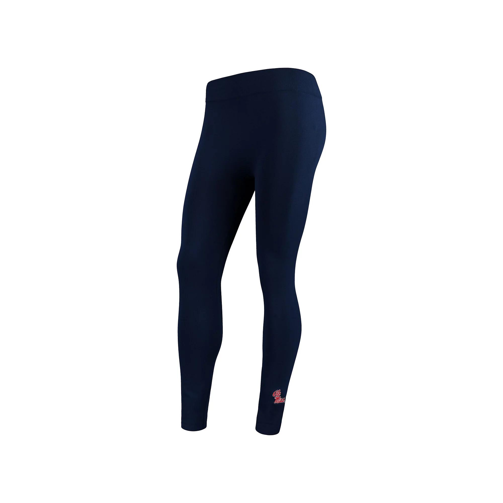 Women's ZooZatz Navy Ole Miss Rebels Fleece Leggings, Size: Small/Medium, Blue Product Image
