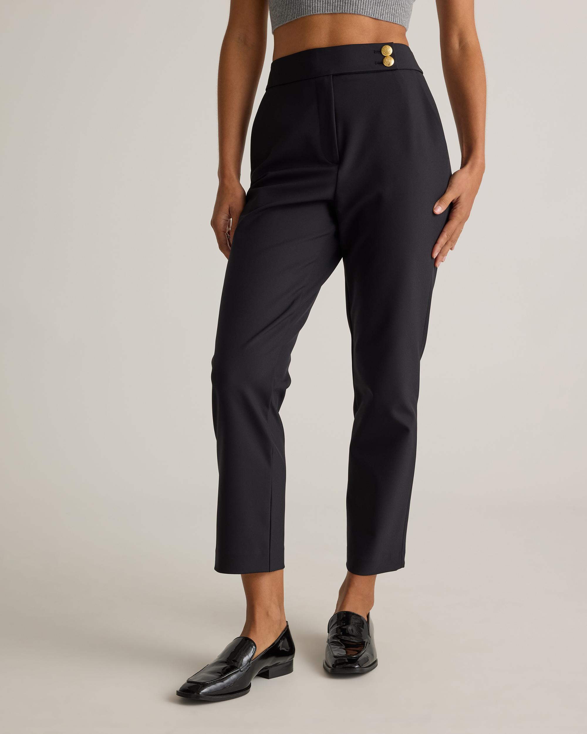 Quince | Women's Scuba Slim Ankle Pants Nylon Product Image