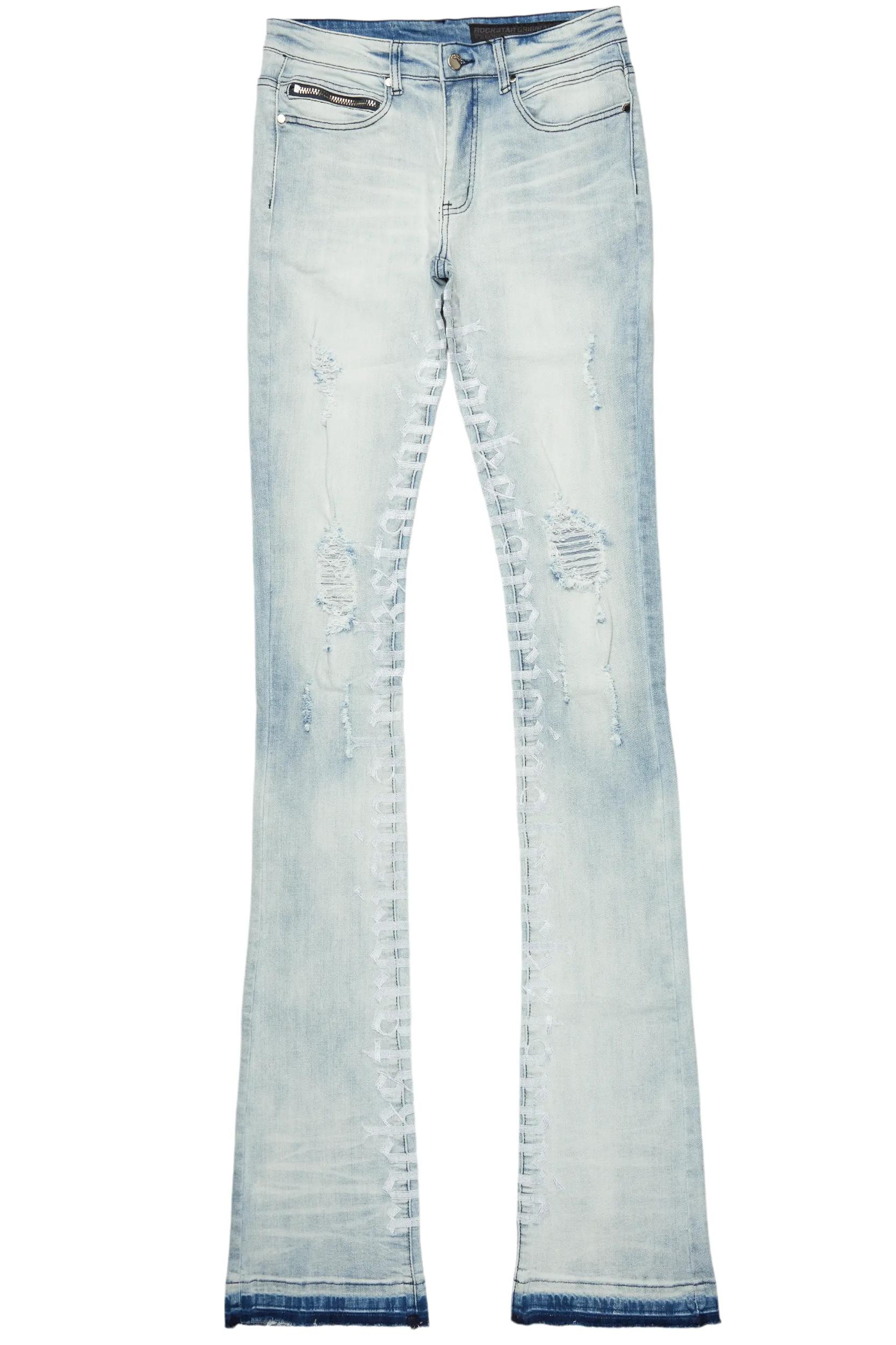 Colette Blue Wash Super Stacked Flare Jean Male Product Image