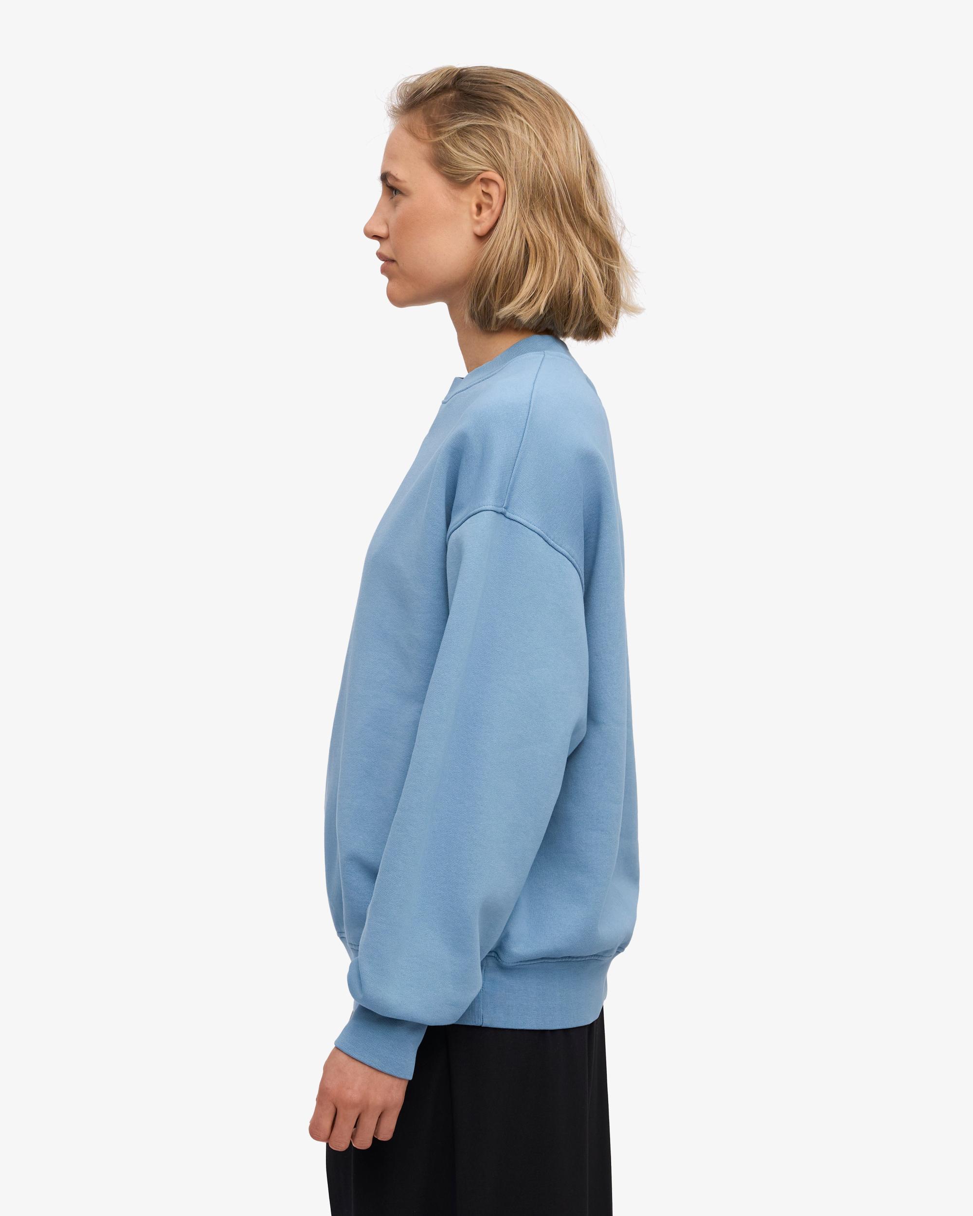 Organic Oversized Crew - Seaside Blue Product Image