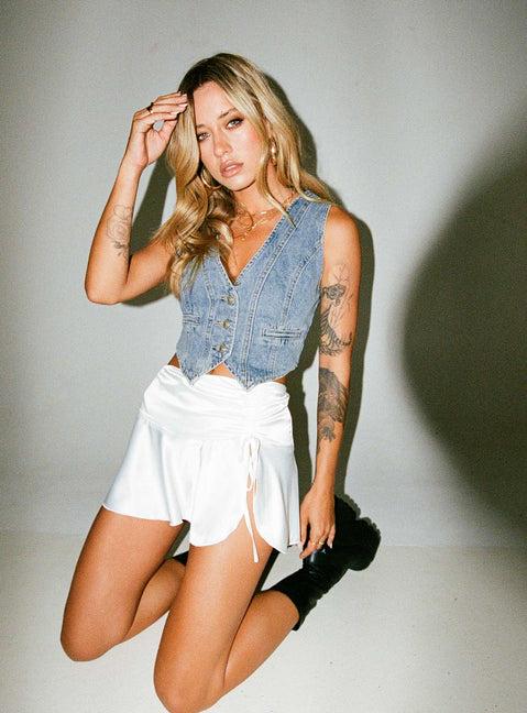 Gibbs Mini Skirt White Product Image