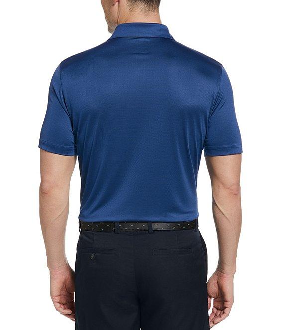 Callaway Fine Line Stripe Print Short Sleeve OptiDri™ Polo Shirt Product Image