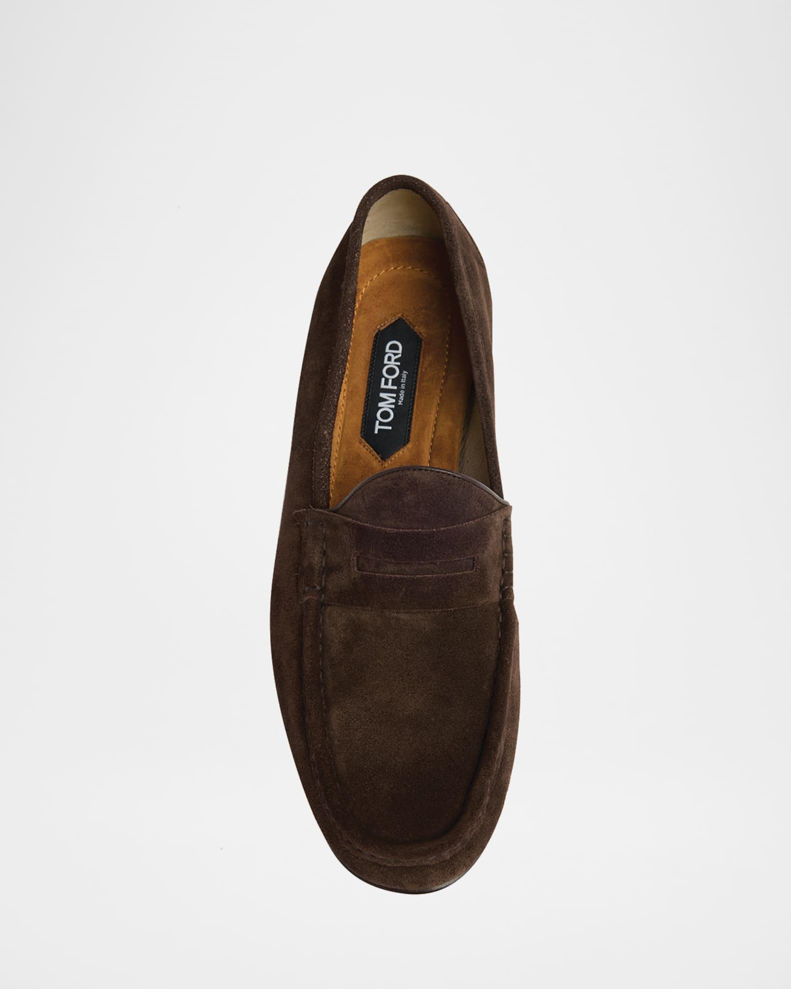 Men's York Suede Penny Loafers Product Image