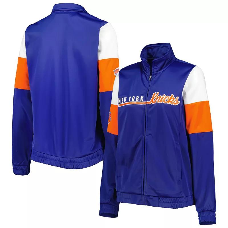 Women's G-III 4Her by Carl Banks Blue New York Knicks Change Up Full-Zip Track Jacket,  Product Image