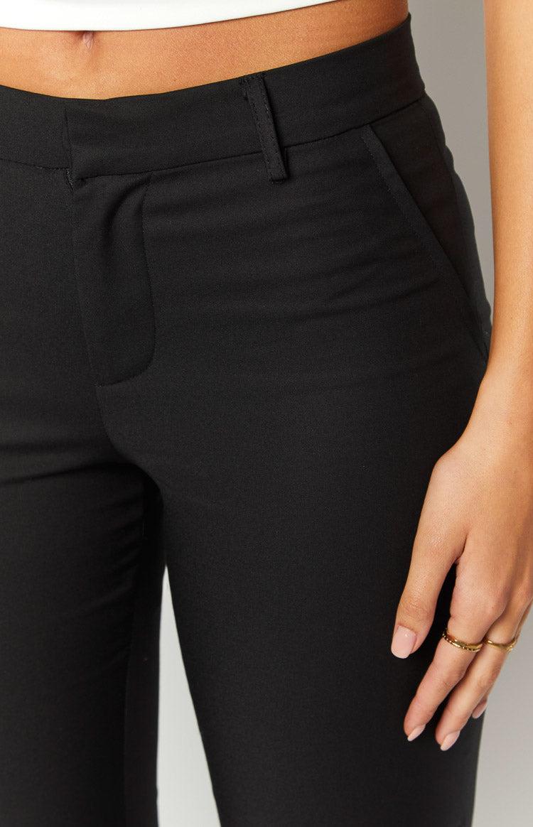 Ethyl Black Capri Pants Girls Product Image