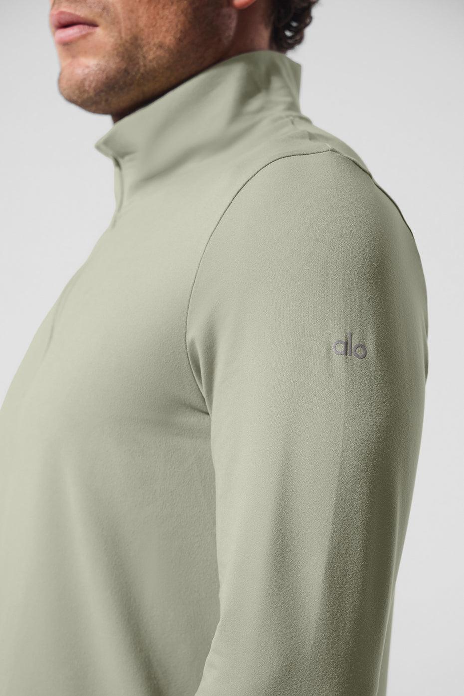 Conquer 1/4 Zip Reform Long Sleeve - Limestone Product Image