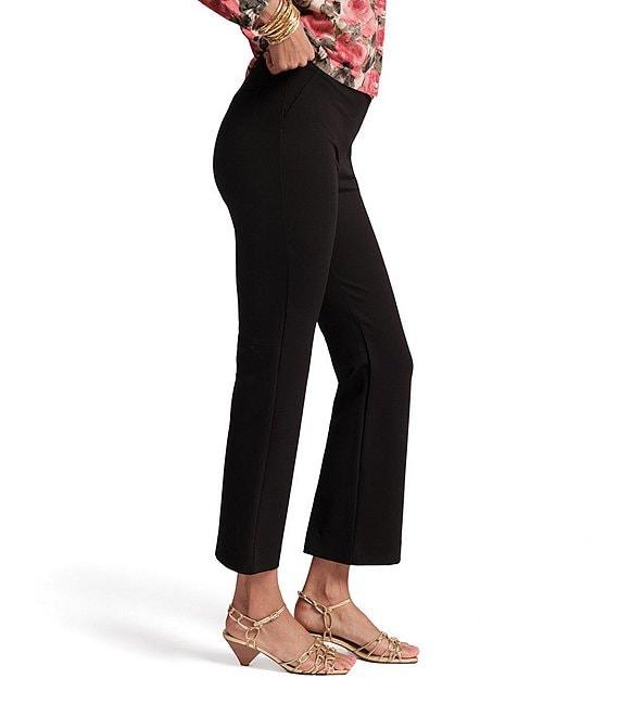 FRANCES VALENTINE Wonder Flat Front Cropped Pull-On Pants Product Image