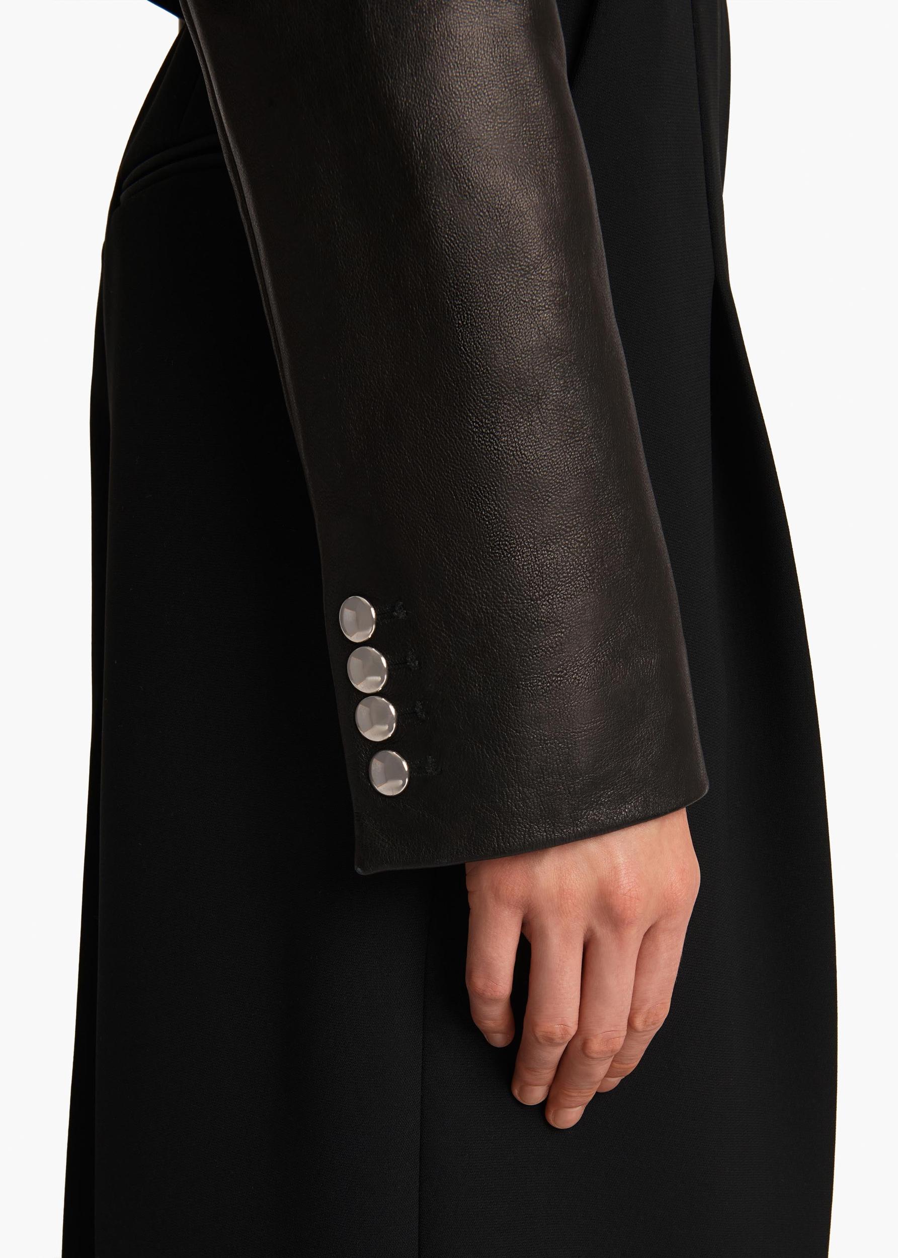 Samuelson Jacket in Black Leather Product Image
