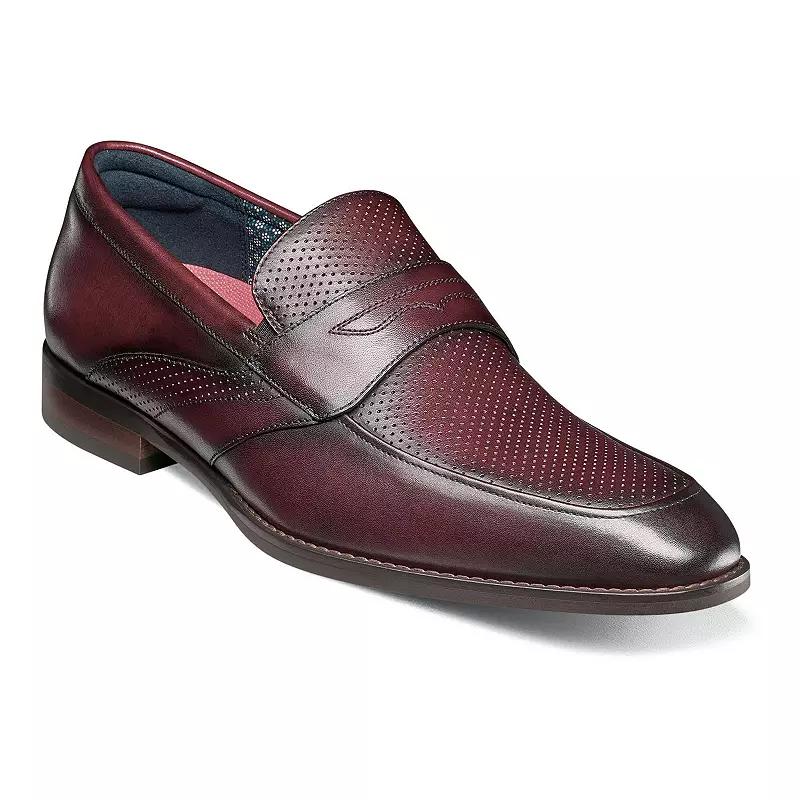 Stacy Adams Karnes Mens Leather Penny Loafers Product Image