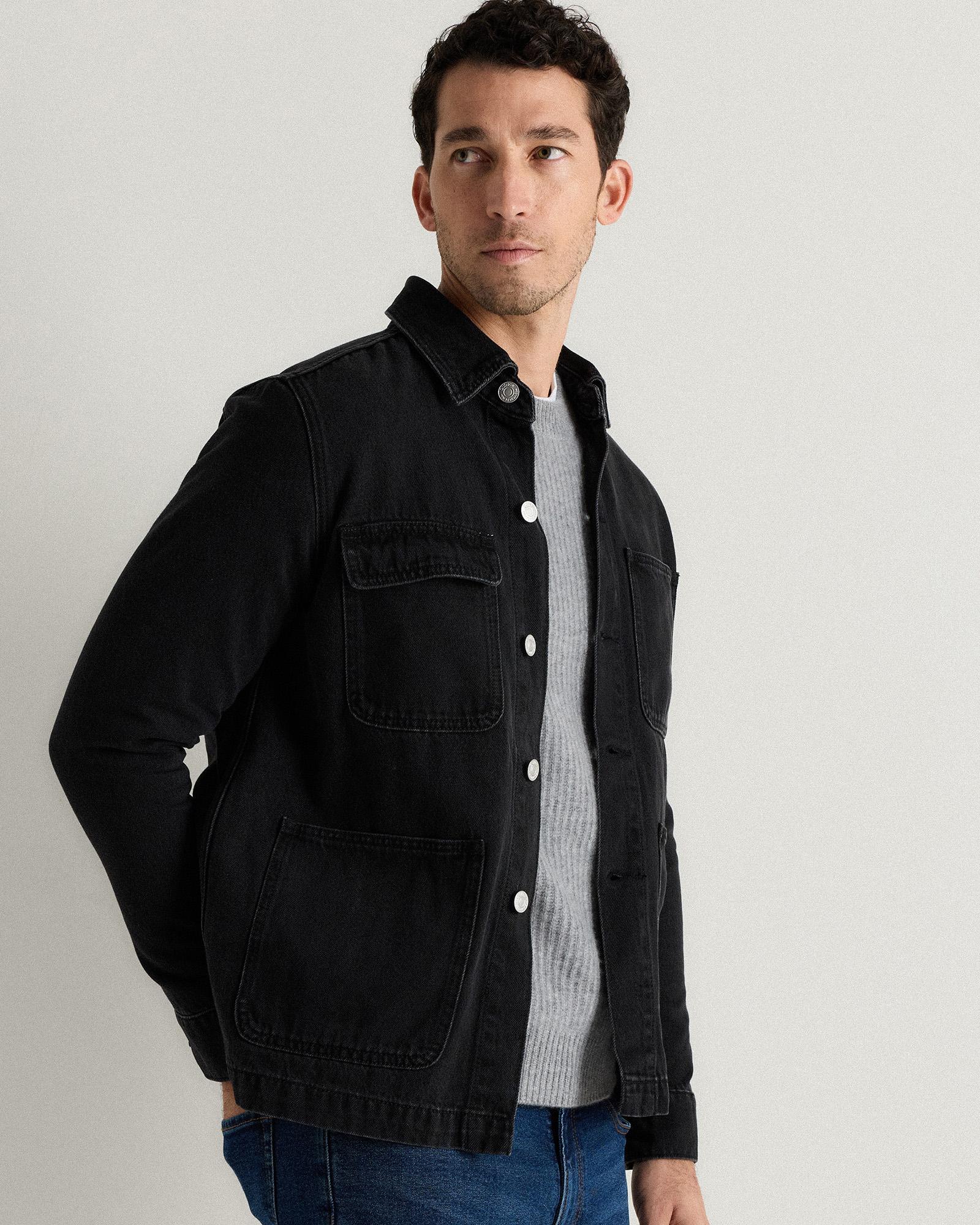 Quince | Men's Denim Chore Jacket Organic Cotton Product Image