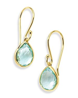 Womens Rock Candy 18K Green Gold & Amethyst Teeny Teardrop Earrings Product Image