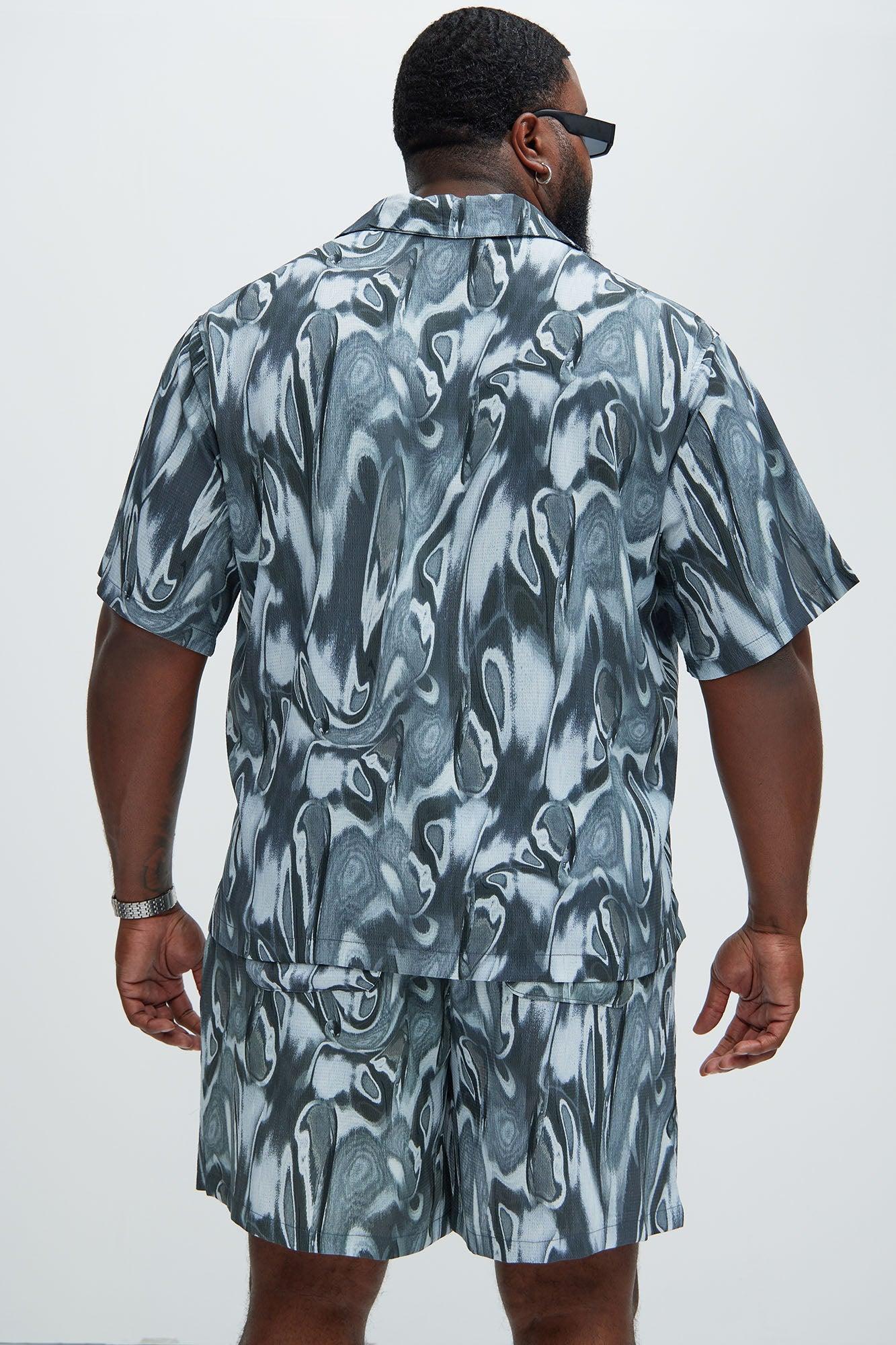 Midnight Oil Textured Shirt - Black/combo Product Image