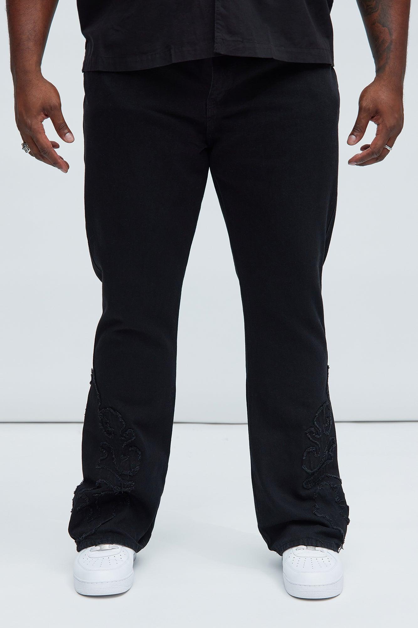 Tumble Slim Flare Jeans - Black Product Image