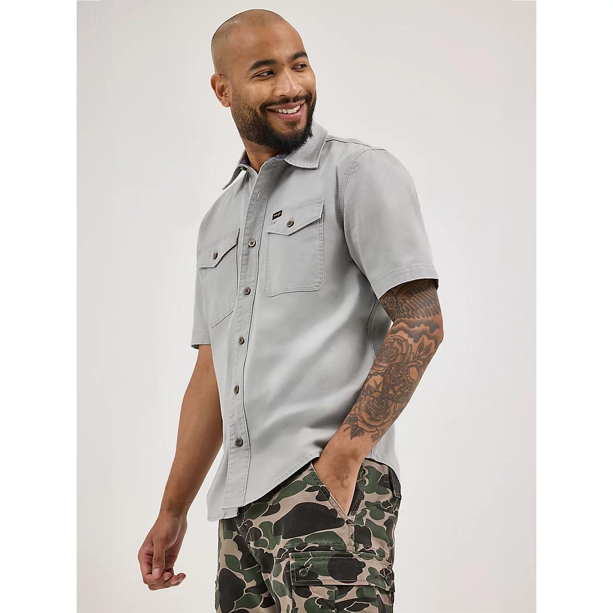 Men's Ripstop Shirt in Vintage Indigo Product Image