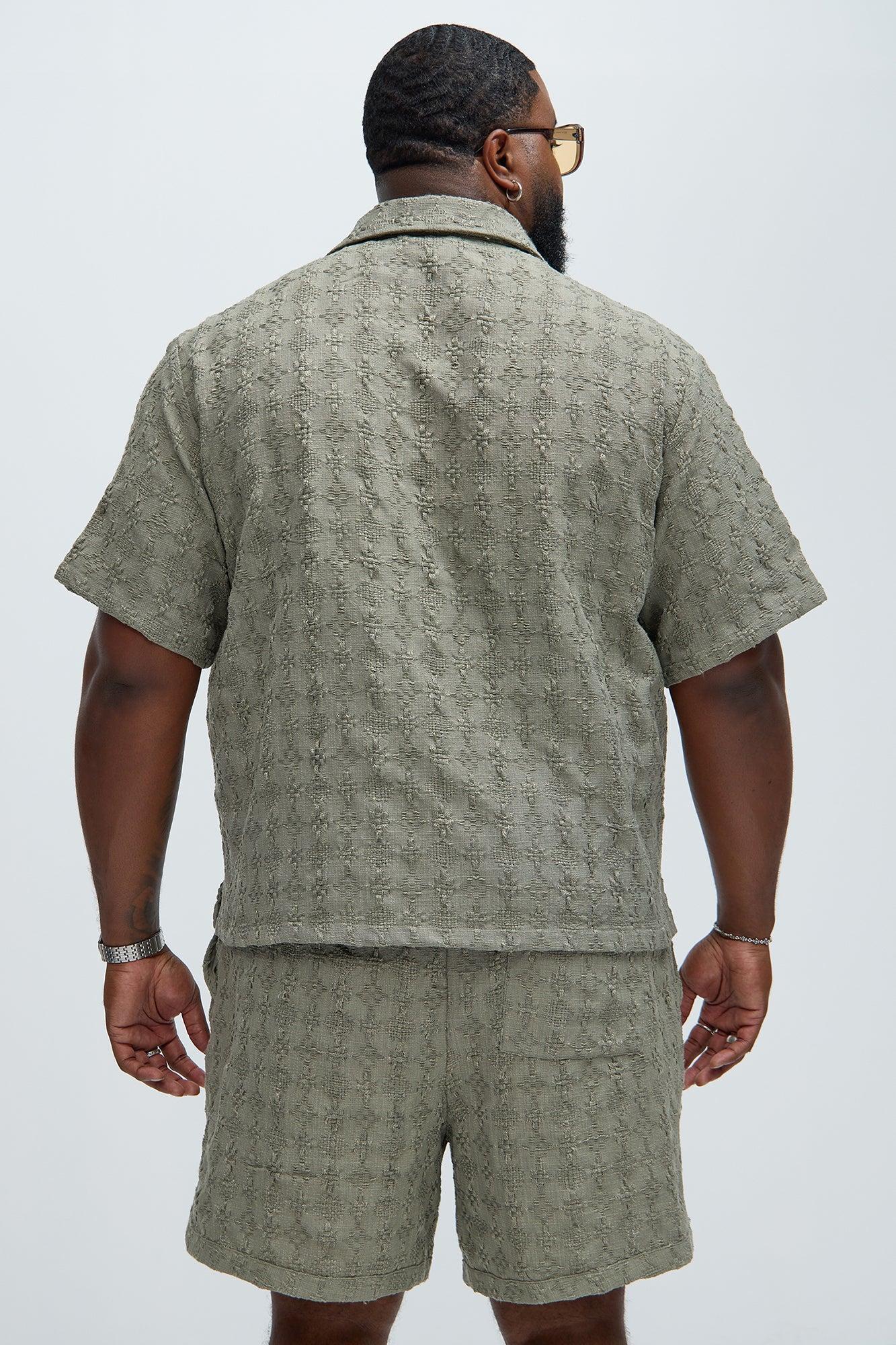 Mav Textured Shirt - Olive Product Image