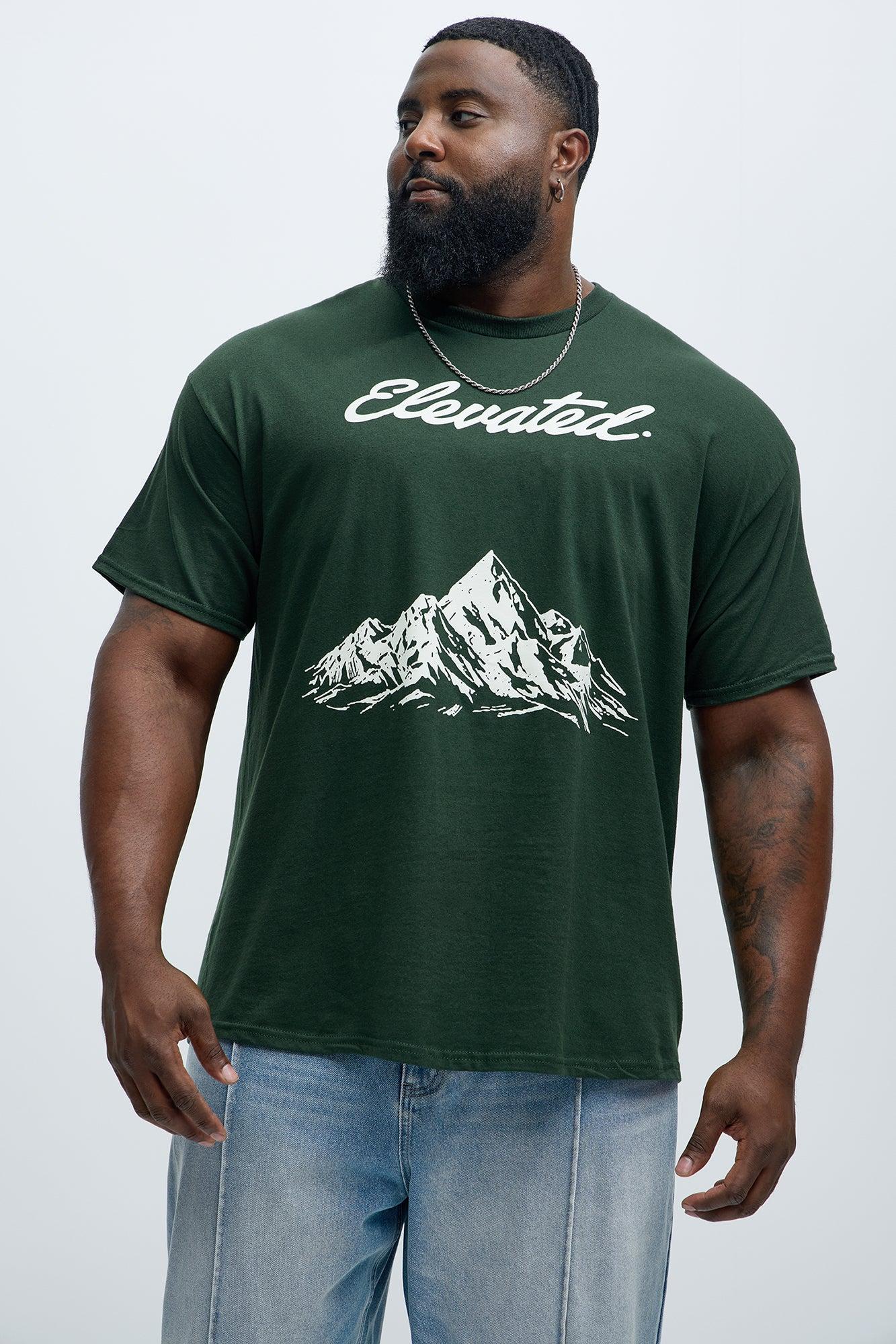 Elevated Mountain Short Sleeve Tee - Green Product Image