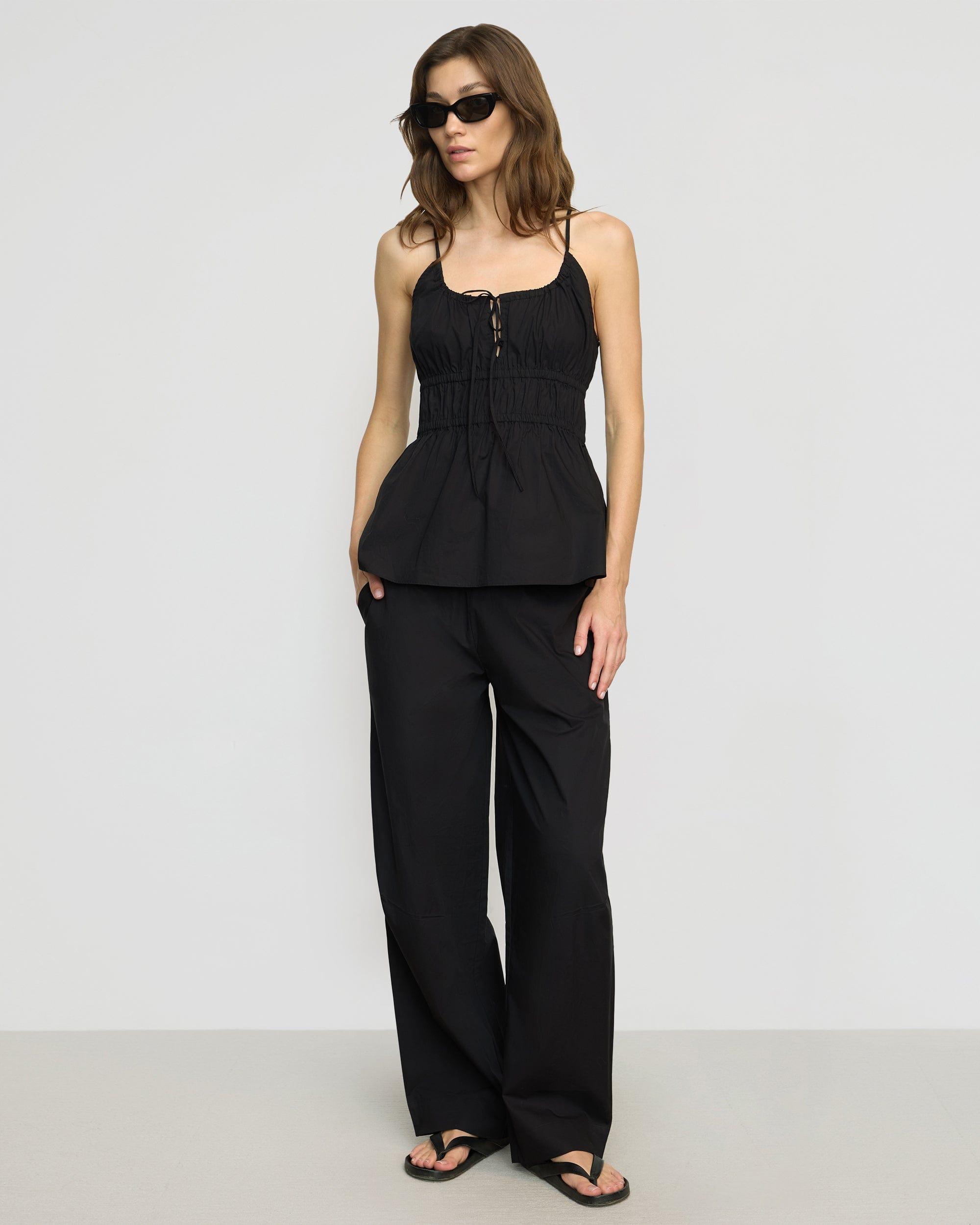 Jamila Organic Cotton Ruched Cami Product Image