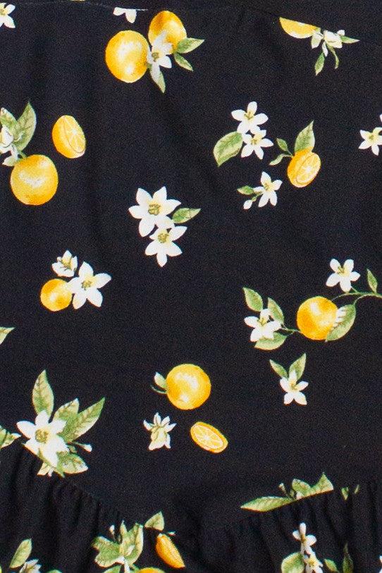 Drop Waist Patterned Mini Dress Product Image