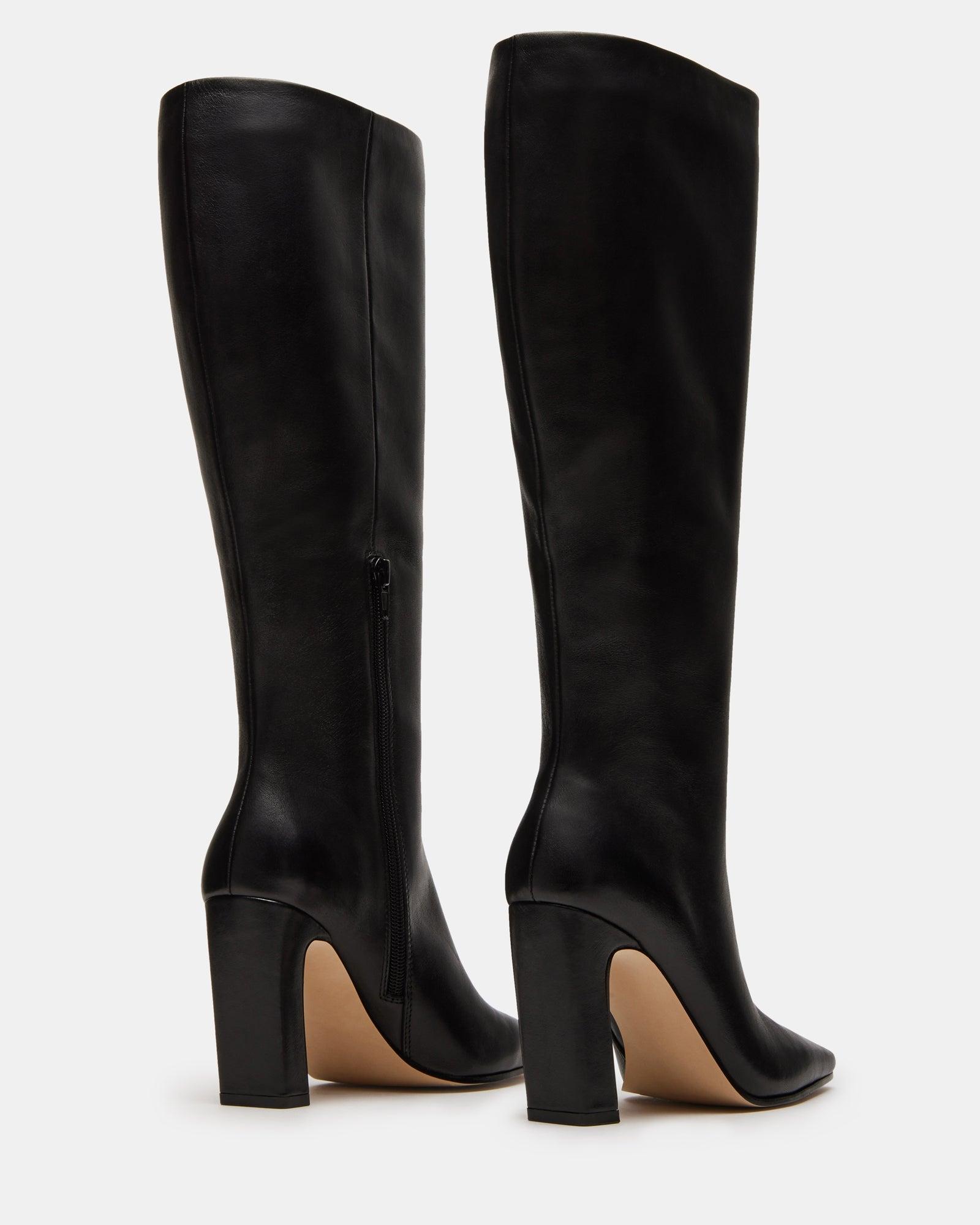 LIZETTE BLACK LEATHER WIDE CALF - SM REBOOTED Female Product Image