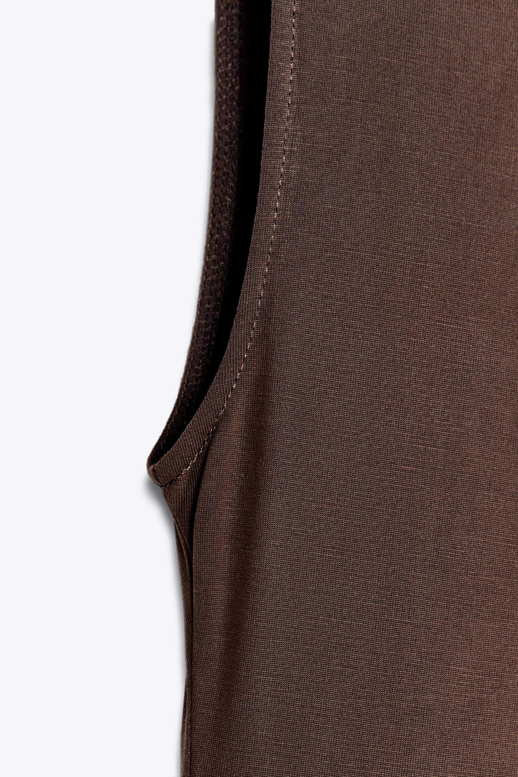 FLOWY FABRIC MIDI DRESS Product Image