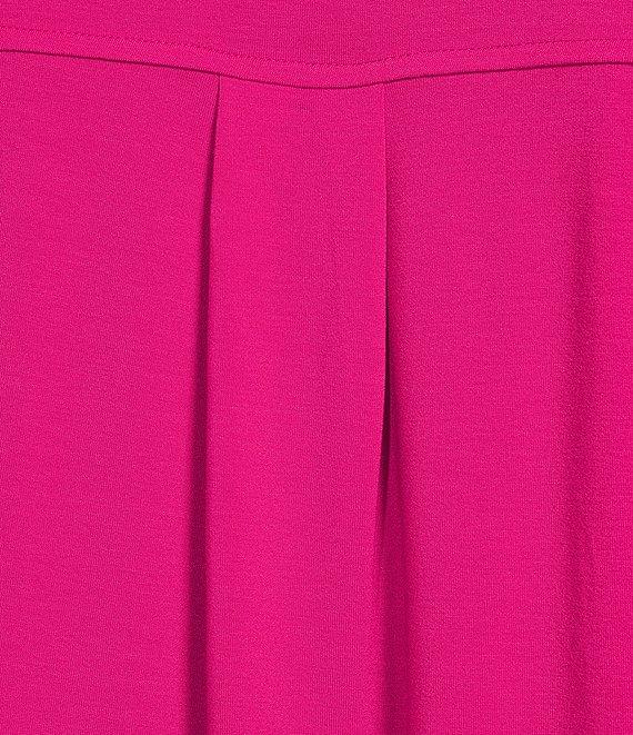 Eileen Fisher Plus Stretch Jersey Knit Crew Neck Cap Sleeve Boxy Dress Product Image