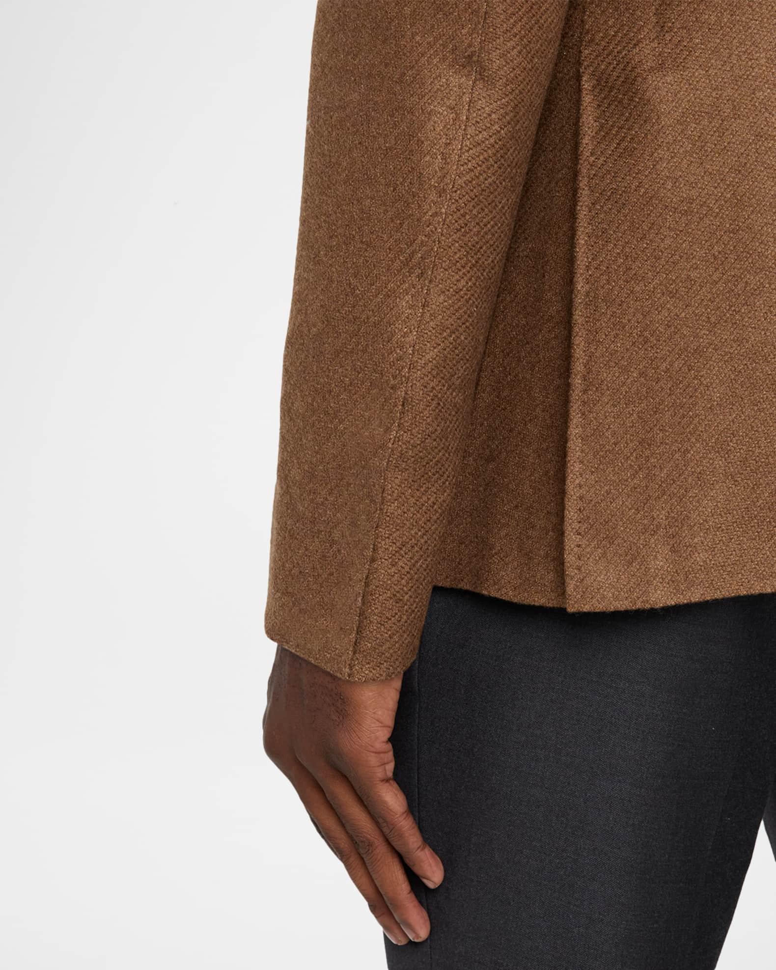 Men's Cashmere and Silk Notch Lapel Blazer Product Image