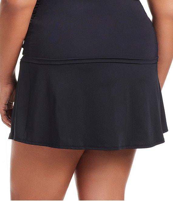 Bleu Rod Beattie Plus Size Kore High Waisted Swim Skirt Product Image