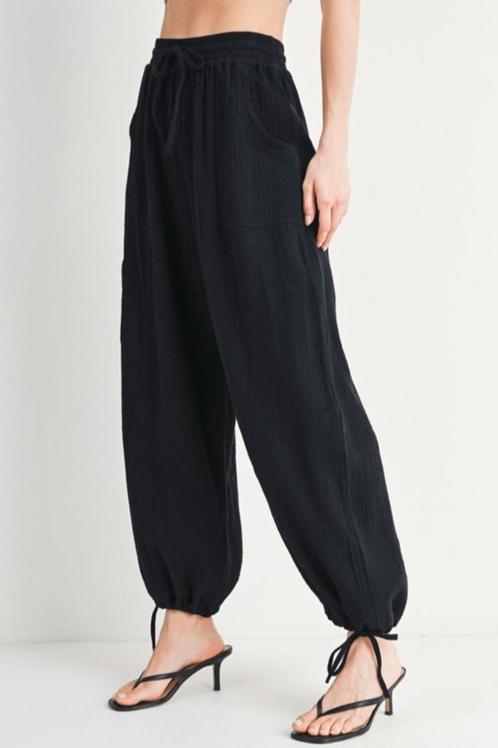 Harem Jogger Drawstring Pants Product Image