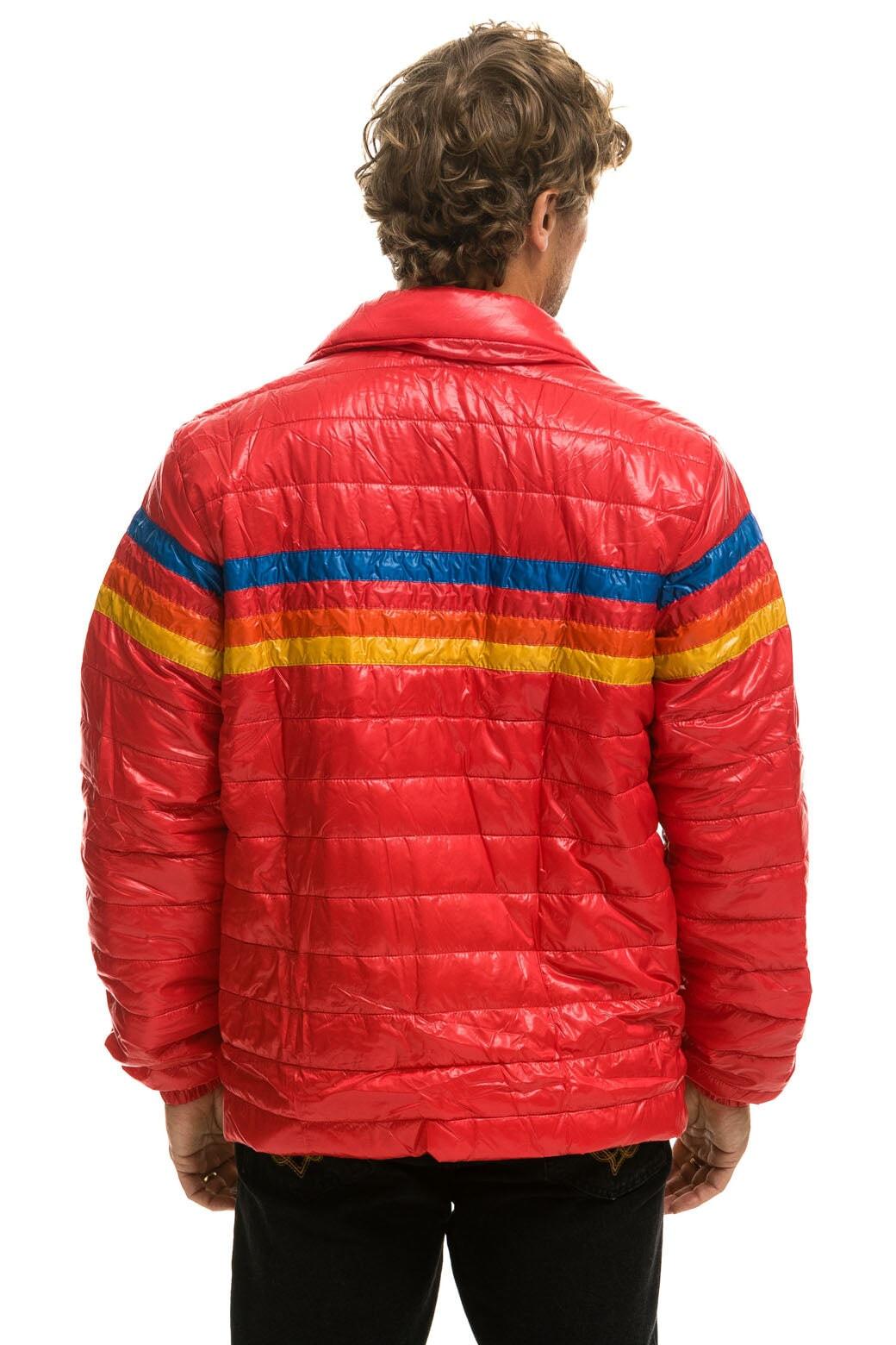 4 STRIPE TRAVELER JACKET - GLOSSY CHERRY Male Product Image