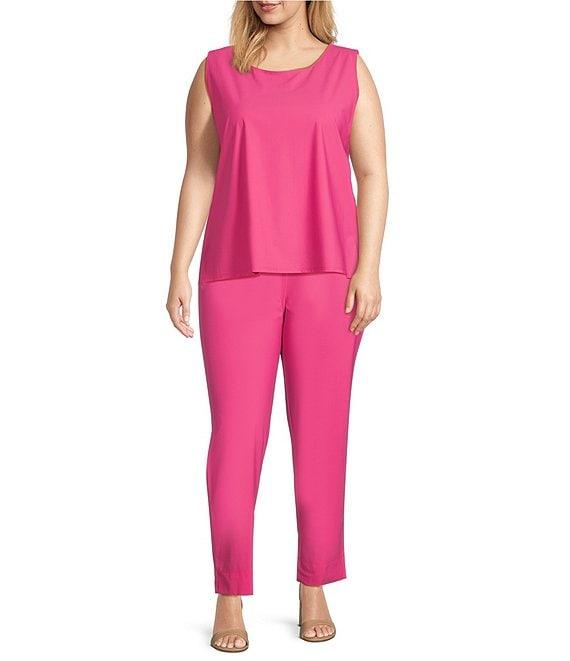 IC Collection Plus Prada Knit Scoop Neck Sleeveless Tank Product Image