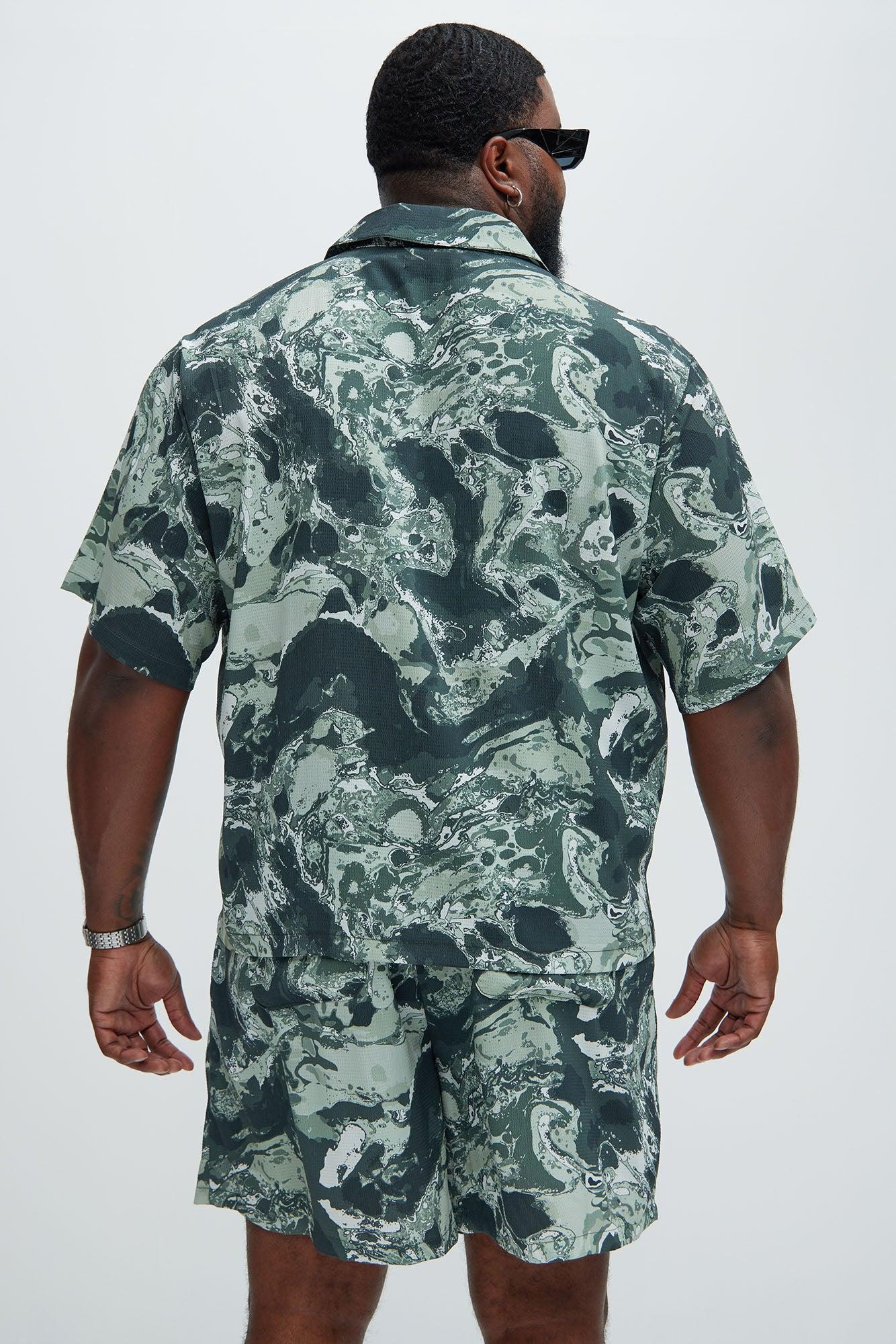 Caspian Textured Shirt - Black/combo Product Image