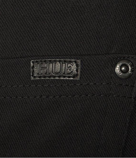 HUE Hi-Rise Ultra Soft Denim Capri Leggings Product Image