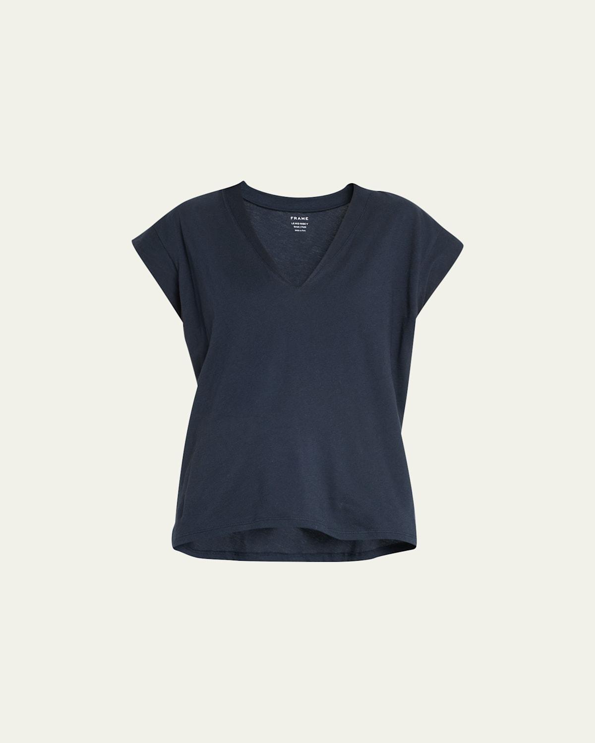Womens Le Mid Rise V-Neck Tee Product Image
