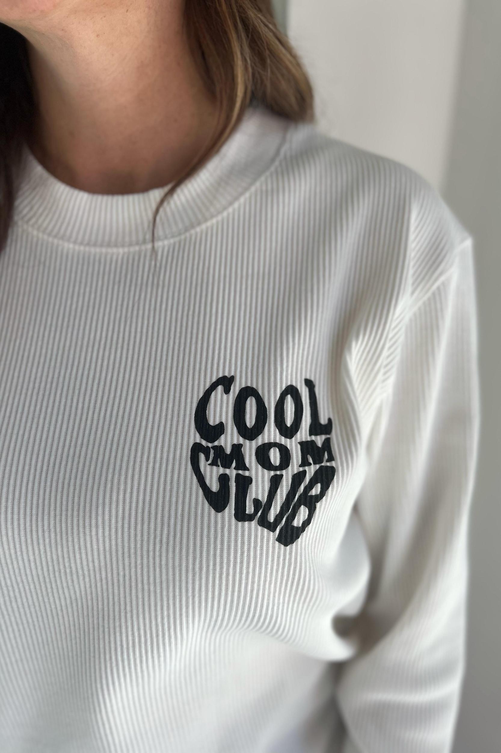 Boat House Apparel Cool Mom Club Ribbed Sweatshirt Product Image