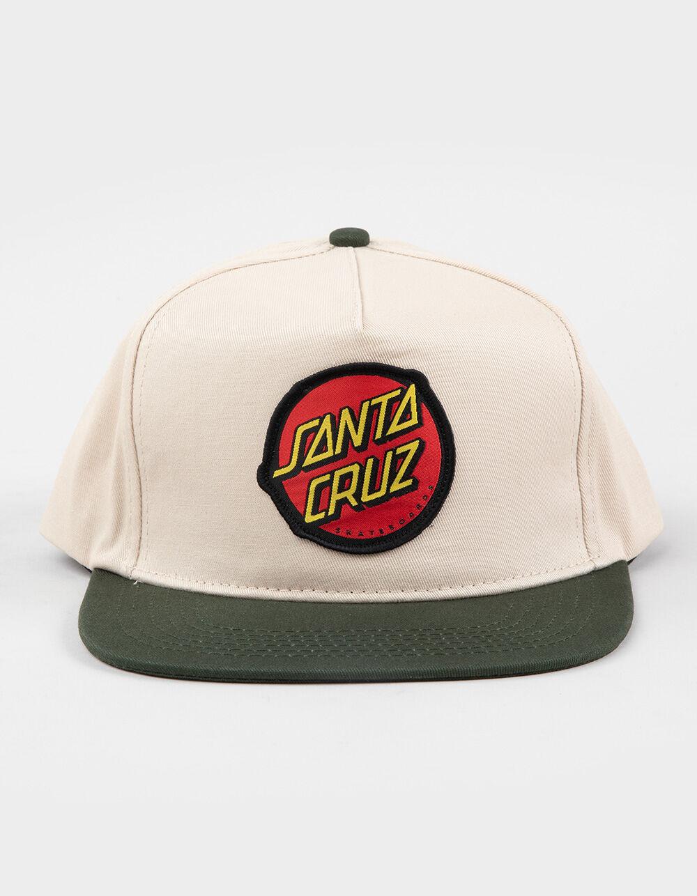 SANTA CRUZ Classic Snapback Mid Profile Hat - Cream Combo Product Image