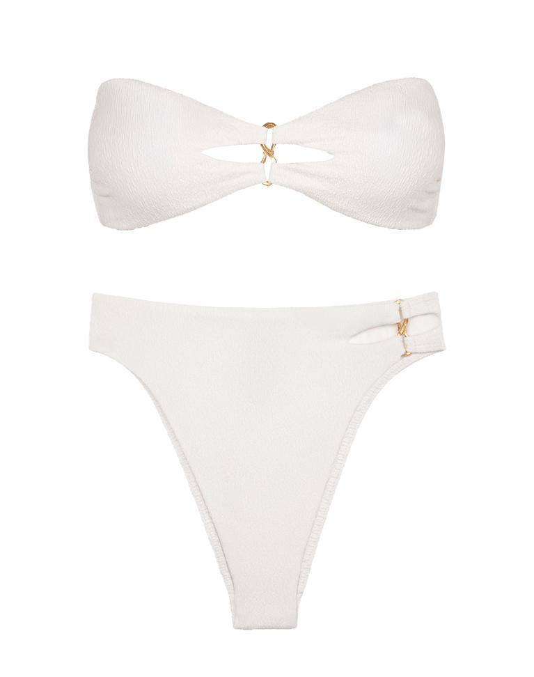 Firenze Solaro Bandeau Top - White Product Image