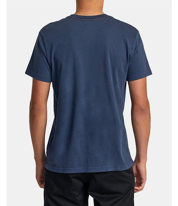 RVCA Short Sleeve Pigment Dyed Jersey T-Shirt Product Image