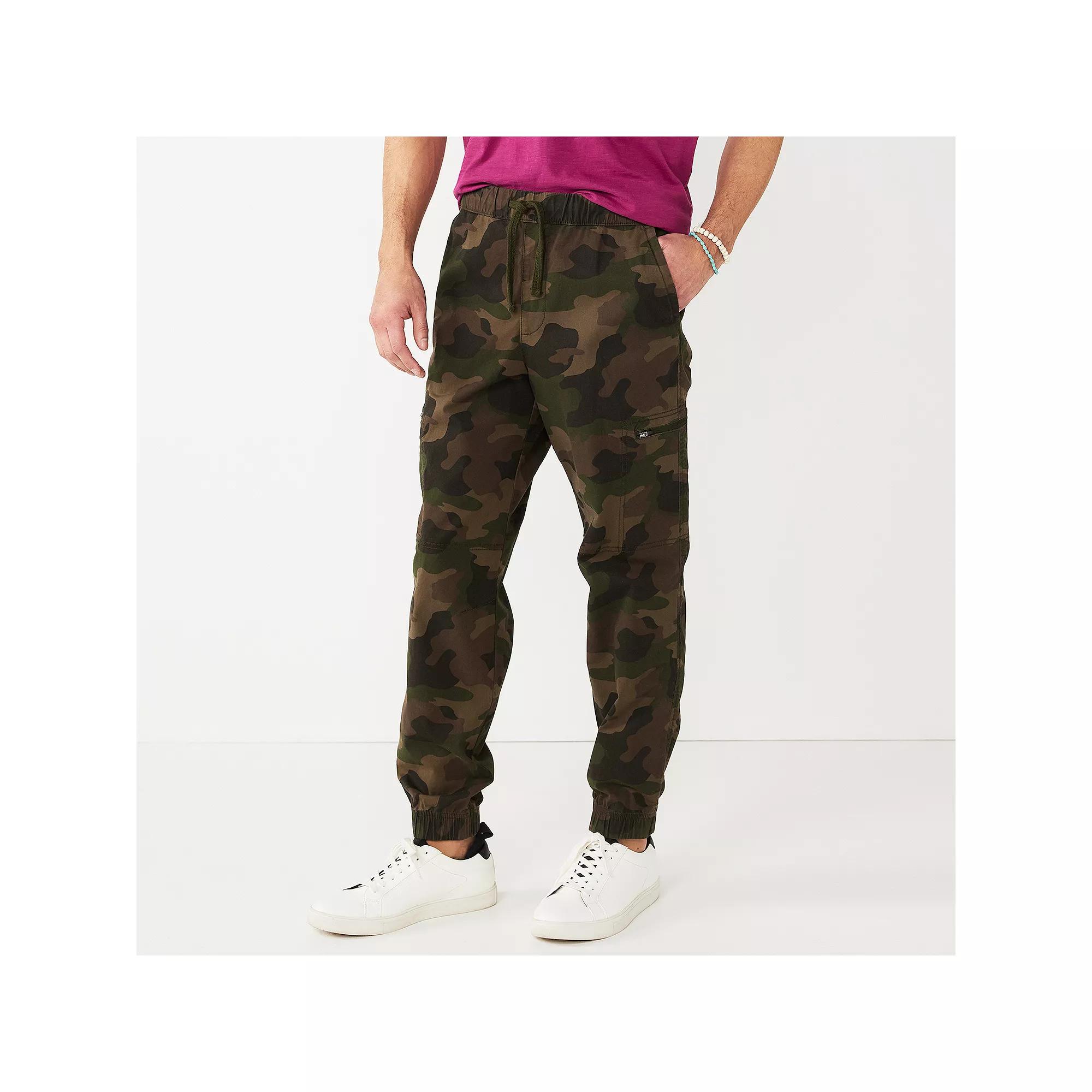 Mens Sonoma Goods For Life Zip Cargo Jogger Pants Product Image