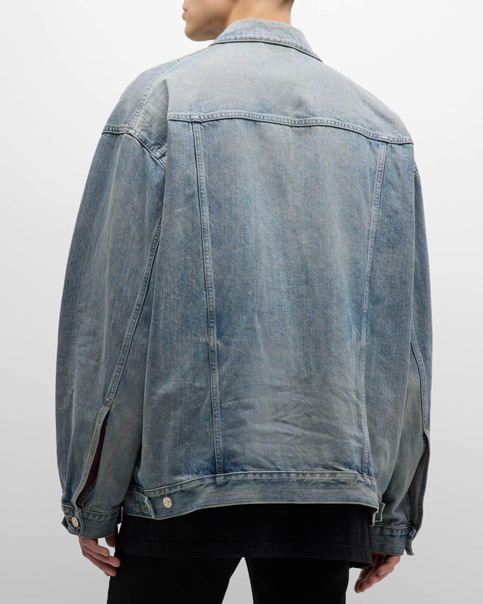 Men's Oversized Denim Jacket Product Image