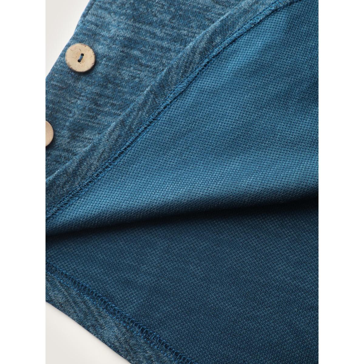 Plus Size Heather Faux Cashmere Boho Stripe Coat Women Cerulean Leisure Woven ribbon&lace trim Ladies Casual Winter Coats BloomChic 26/4X Product Image