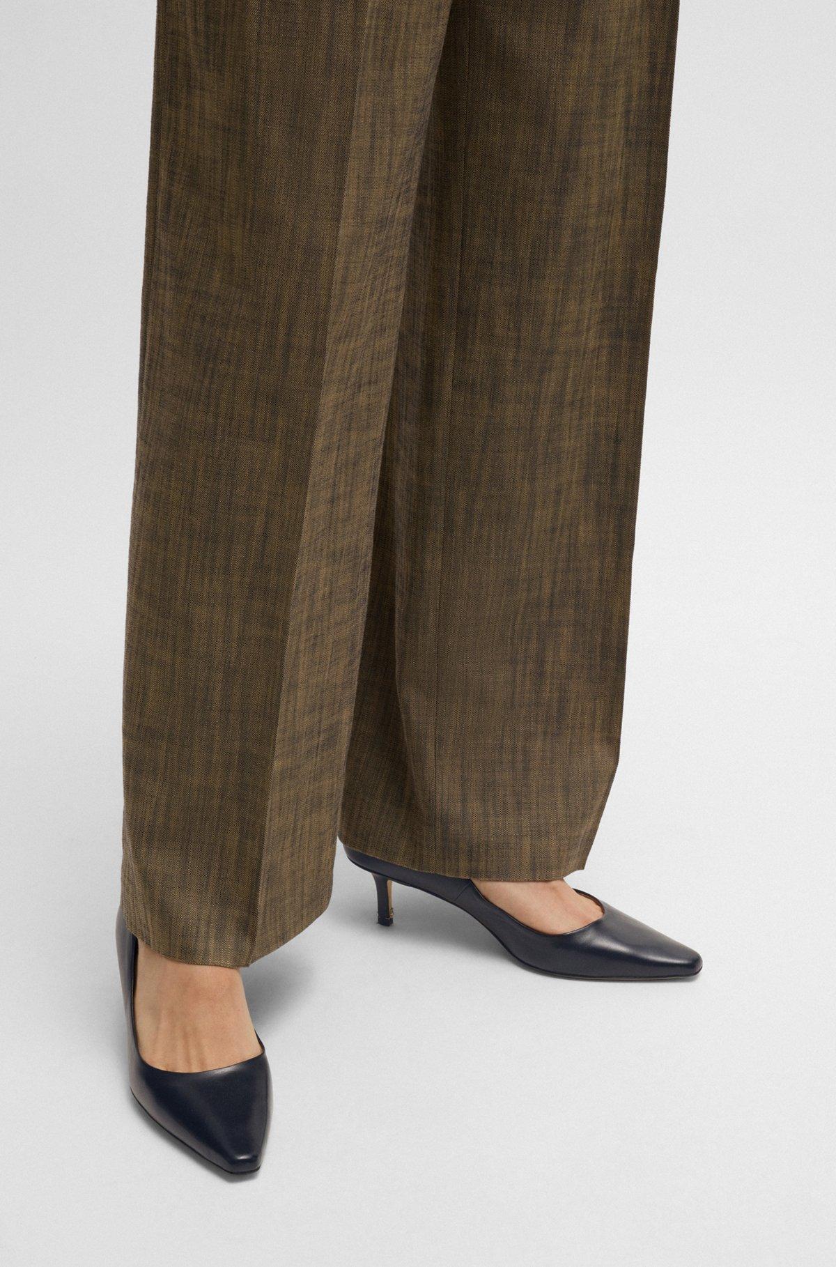 Nappa-leather pumps with Double B monogram Product Image