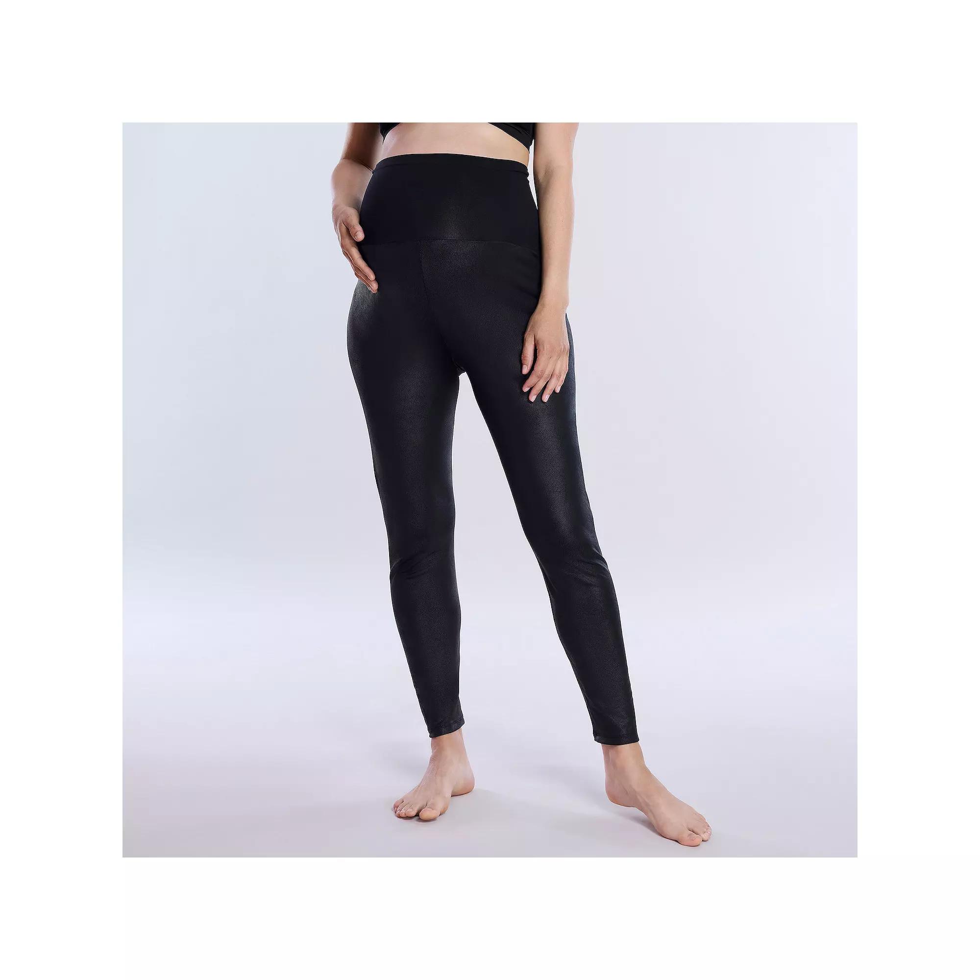 Maternity Motherhood® Essential Pleather Leggings, Women's,  Product Image
