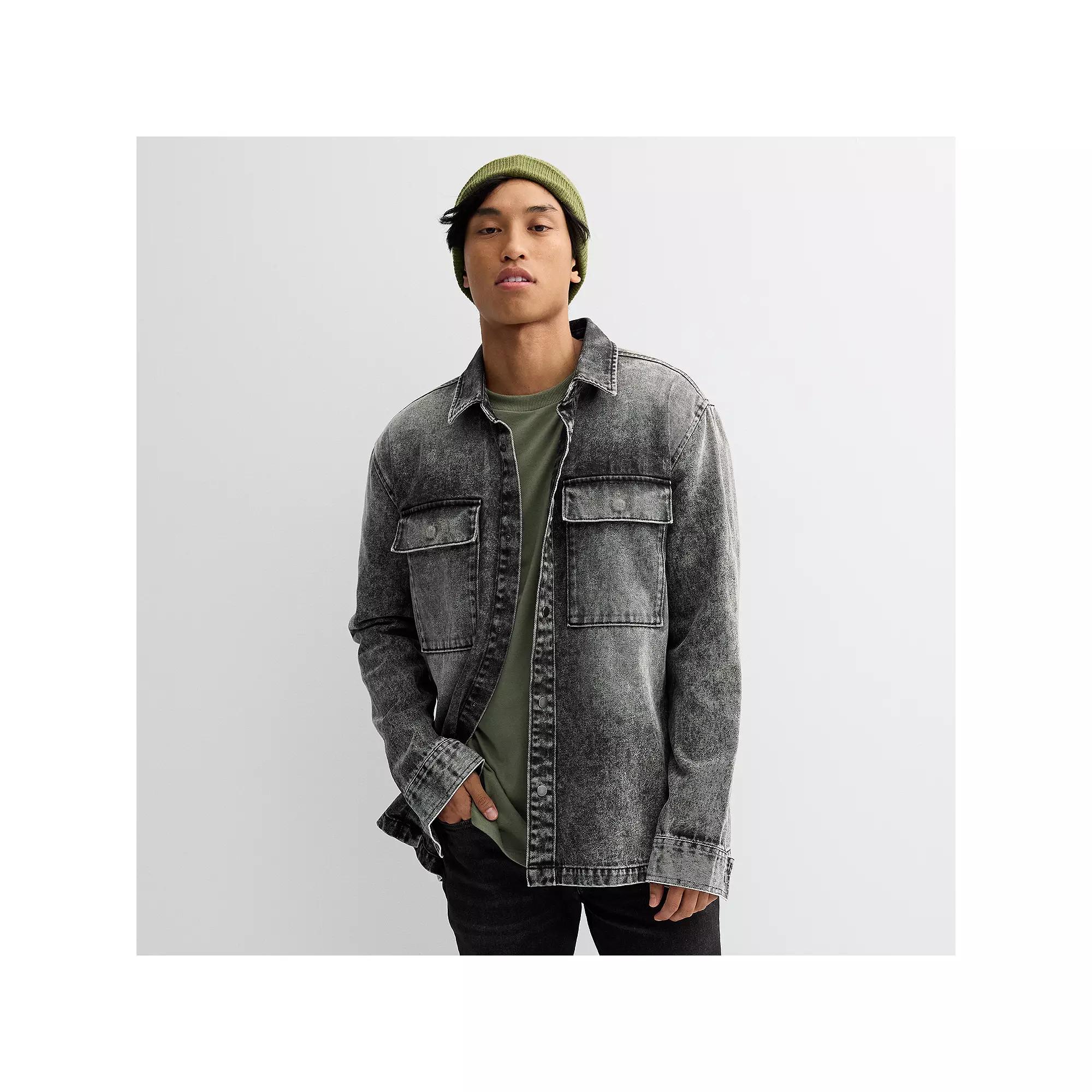 Men's Trinity Coast Shirt Jacket, Size: Large, Black Wash Product Image