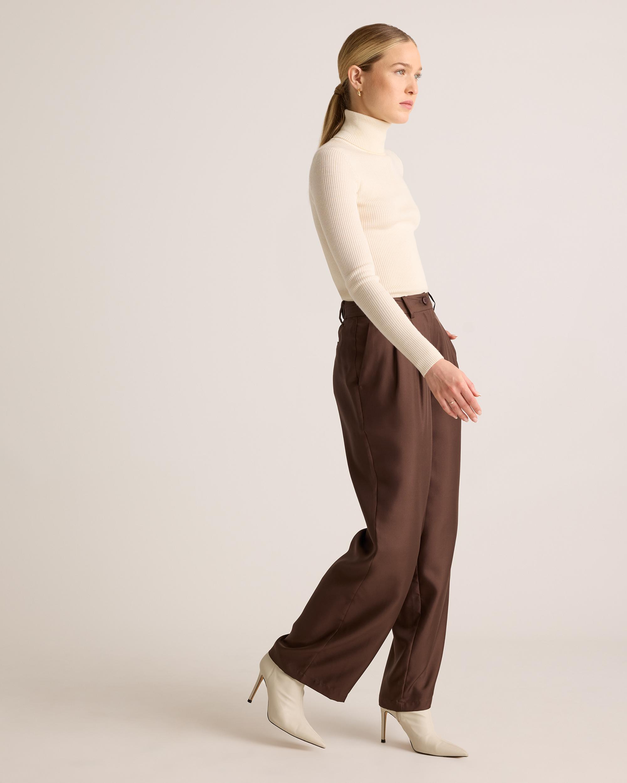 Quince | Women's Mongolian Cashmere Oversized Crewneck Sweater Product Image