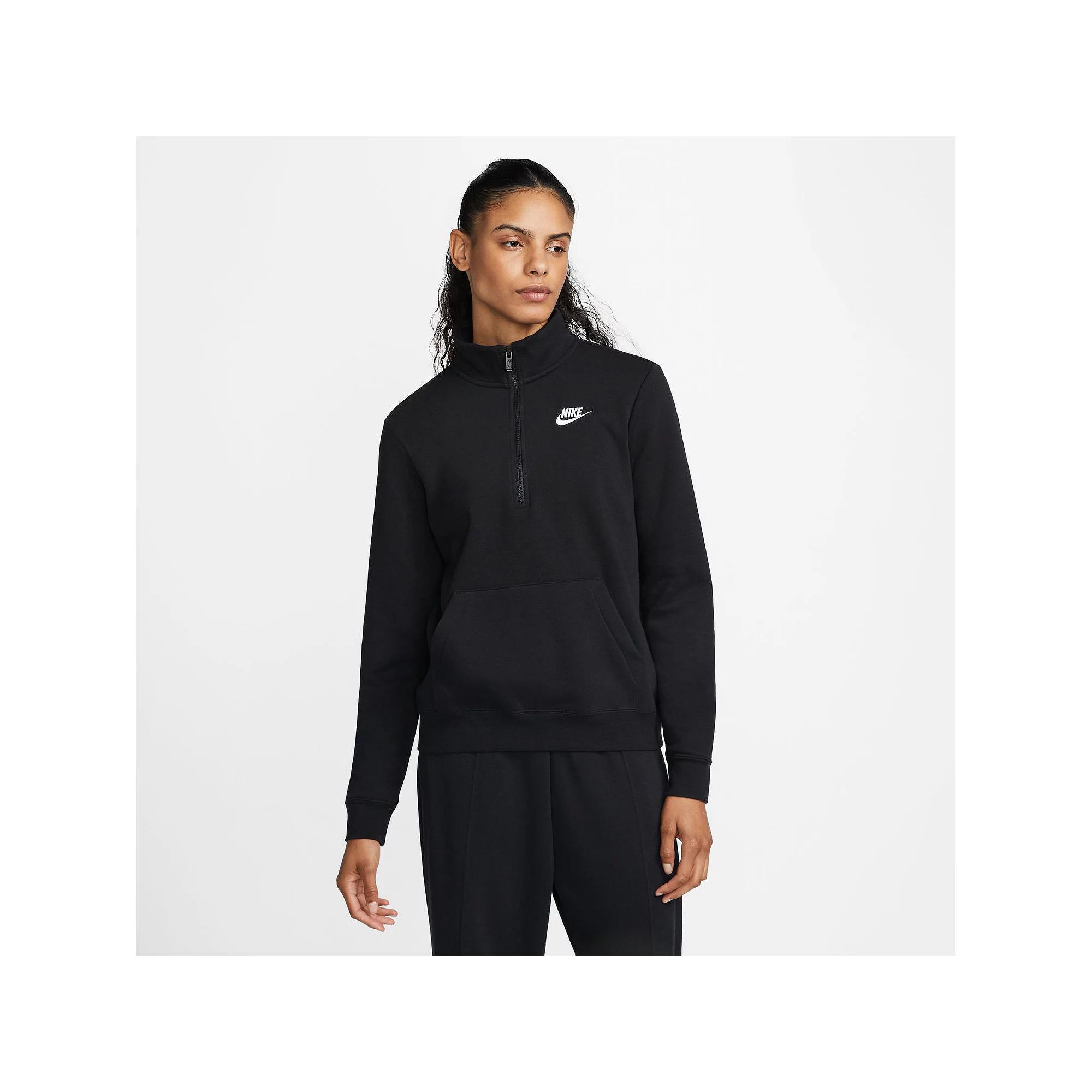 Women's Nike Sportswear Club Fleece Quarter-Zip Sweatshirt,  Product Image